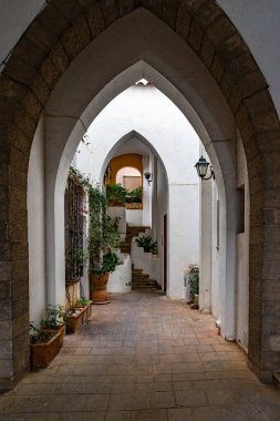 Tarragona, Katalonya, İspanya 'da Roc de Sant Gaieta köyü