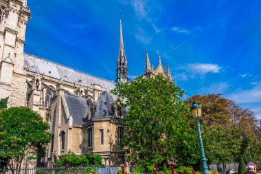 Paris, Fransa 'daki Notre dame Katedrali