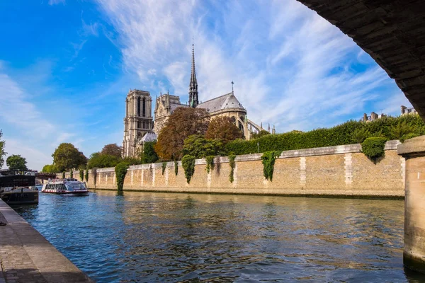 Notre dame cattedrale di Parigi, Francia. — Foto Stock