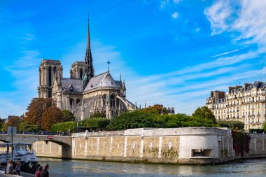 Paris, Fransa 'daki Notre dame Katedrali