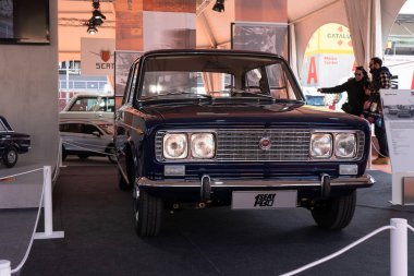 Koltuk 1430 Montjuic ruhu Barcelona devre araba gösterisi Abarth