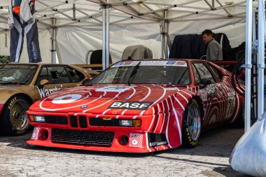 Bmw M1 Procar montjuic ruhu Barcelona devre araba gösterisi