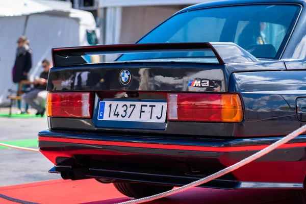 BMW M3 E30 en espíritu montjuic Salón de coches del circuito de Barcelona — Foto de Stock