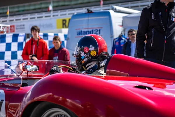 Maserati 300 S 1957 v montjuickém duchu barcelonský automobilový show — Stock fotografie