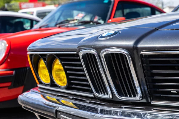 BMW 635 CSI i Montjuic Spirit Barcelona krets bilutställning — Stockfoto