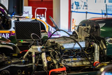 Montjuic ruhu Barcelona devre araba gösterisi Bentley hız 8 dayanıklılık yarış efsaneleri