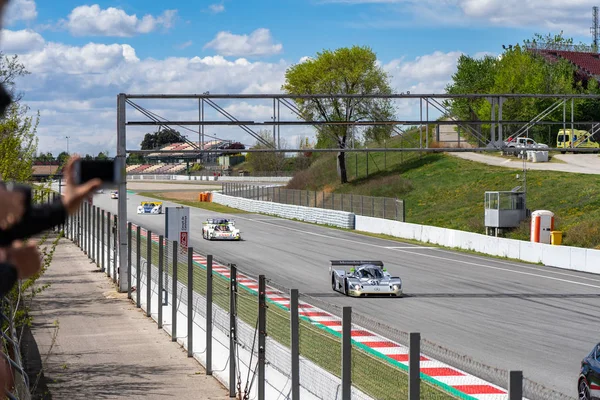 Classic endurance racing group C dans l'esprit montjuïque Circuit de Barcelone — Photo