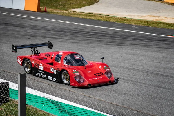 Tiga gc288 Classic Endurance Racing groep C in Montjuic Spirit Barcelona circuit auto show — Stockfoto