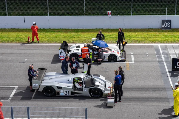 Mercedes Benz C11 Classic Endurance Racing Grupa C w duchu Montjuic Barcelona obwód samochodu Pokaż — Zdjęcie stockowe