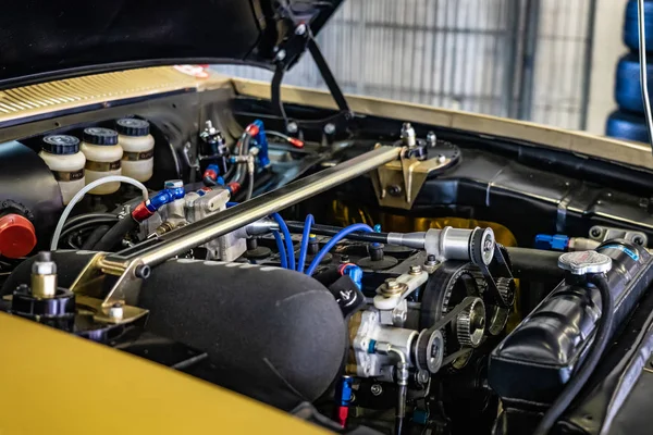 Ford Escort RS dans l'esprit montjuïque Circuit de Barcelone — Photo