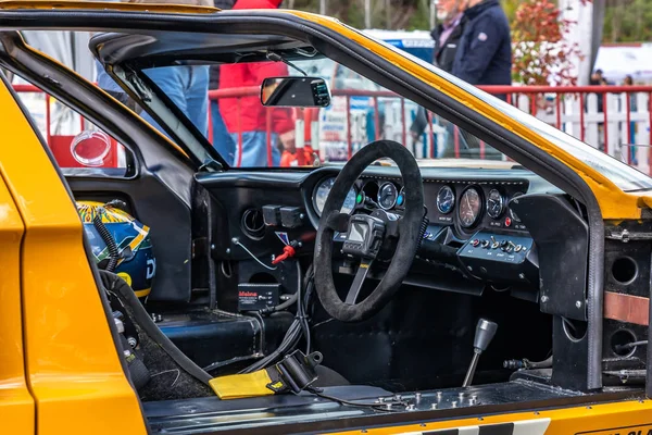 Ford GT 40 en espíritu montjuic Salón de coches del circuito de Barcelona — Foto de Stock