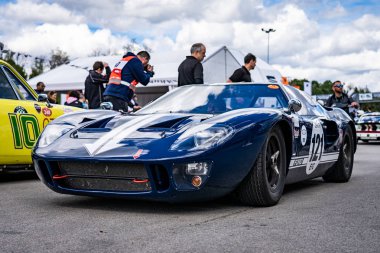 Ford Gt 40 montjuic ruhu Barcelona devre araba gösterisi