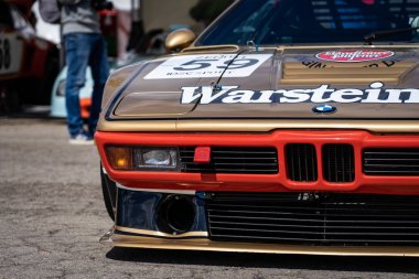 Bmw M1 Procar montjuic ruhu Barcelona devre araba gösterisi