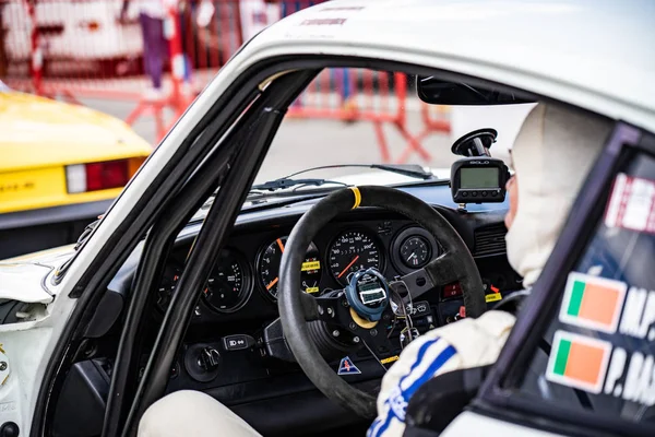 Porsche 911 in Montjuic Spirit Barcelona circuit auto show — Stockfoto