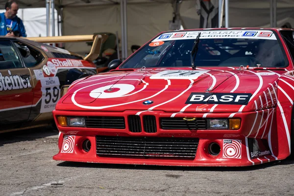 BMW M1 Procar in Montjuic Spirit Barcelona circuit auto show — Stockfoto