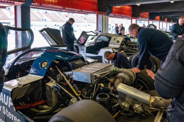 Montjuic ruhu Barcelona devre araba gösterisi klasik dayanıklılık yarış grubu C