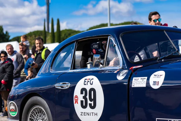 Aston Martin dans l'esprit montjuïque Circuit de Barcelone — Photo