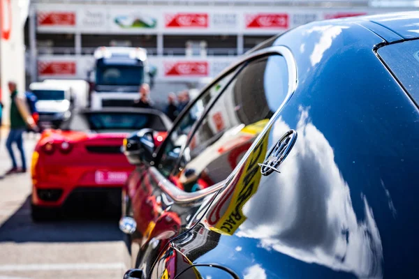 Maserati v montjuickém duchu Barcelonská automobilová show — Stock fotografie