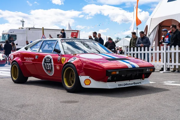 Ferrari 308 Gt4 montjuic ruhu Barcelona devre araba gösterisi