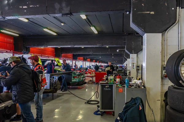 Leyendas de las carreras de resistencia en espíritu montjuic Salón de coches del circuito de Barcelona — Foto de Stock