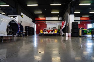 Montjuic ruhu Barcelona devre araba gösterisi klasik dayanıklılık yarış grubu C