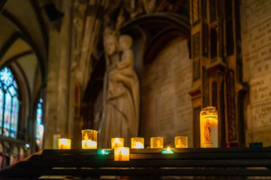 Fransa, Bordeaux 'daki Katedral Saint Andre iç mimarisi