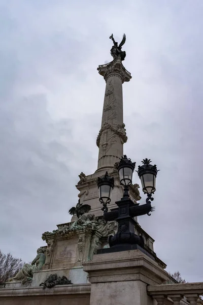 Monument aux Girondins a Bordeaux, Francia — Foto Stock