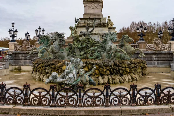 Bordeaux, Fransa 'daki Girondins Anıtı — Stok fotoğraf