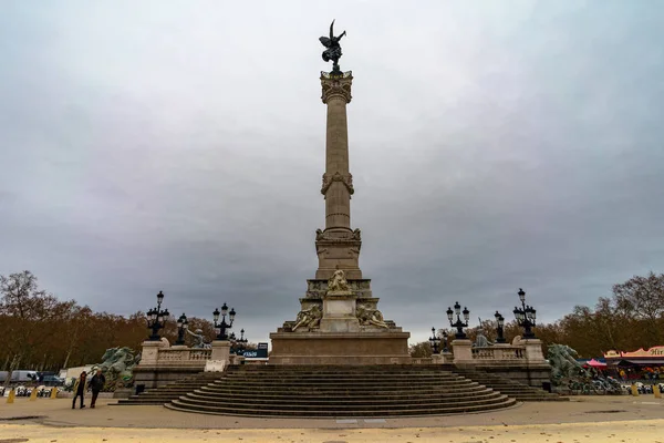 프랑스 보르도에 있는 Monument aux Girondins — 스톡 사진