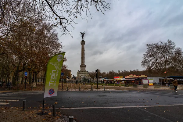 Monument aux Girondins in Bordeaux, Frankreich — Stockfoto