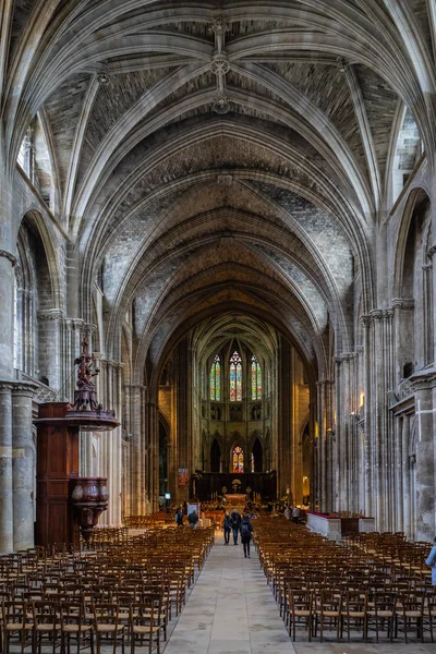 Cathedrale Saint Andre interior in Bordeaux, Γαλλία — Φωτογραφία Αρχείου