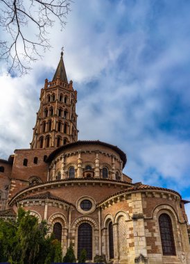 Fransa 'daki Basilique Saint-Sernin de Toulouse.