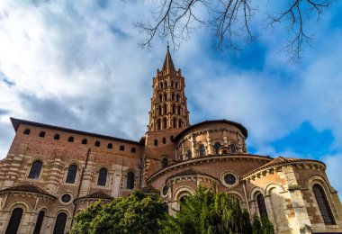 Fransa 'daki Basilique Saint-Sernin de Toulouse.