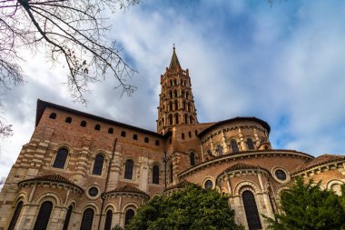 Fransa 'daki Basilique Saint-Sernin de Toulouse.