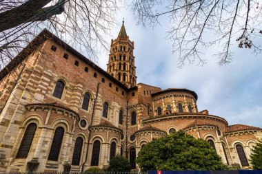 Fransa 'daki Basilique Saint-Sernin de Toulouse.