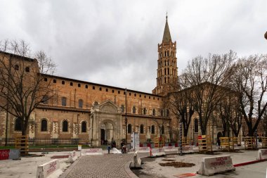 Fransa 'daki Basilique Saint-Sernin de Toulouse.