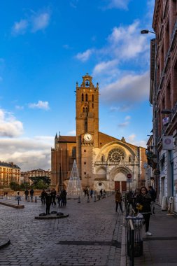 Toulouse, Fransa 'daki Katedral Saint Etienne.