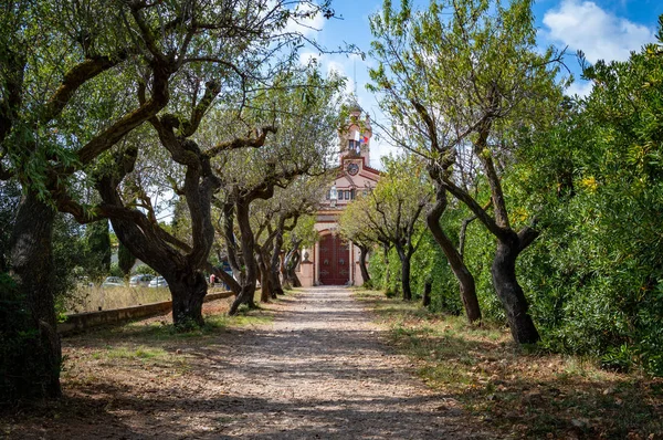 Sakya Tashi Ling klasztor w Garraf, Barcelona (Hiszpania). — Zdjęcie stockowe