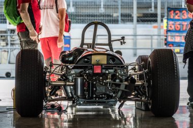 Aston Martin Dbr44 devre de Barcelona, Catalonia, İspanya.