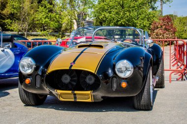 AC Cobra araba devre de Barcelona, Catalonia, İspanya.