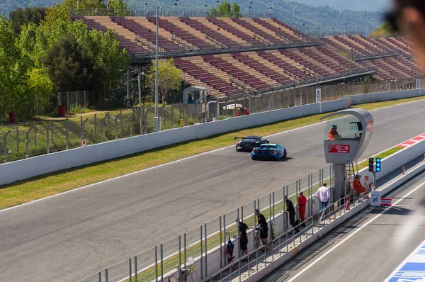 Gt sportclub in circuit de barcelona, katalonien, spanien. — Stockfoto