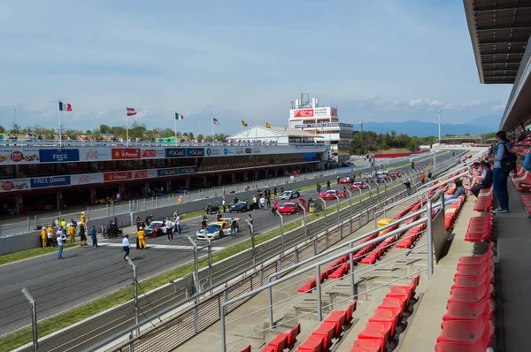 Gt Sport Klub, a Circuit de Barcelona, Katalónia, Spanyolország. — Stock Fotó