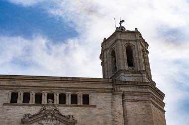 Katalonya, İspanya 'daki Girona Katedrali.