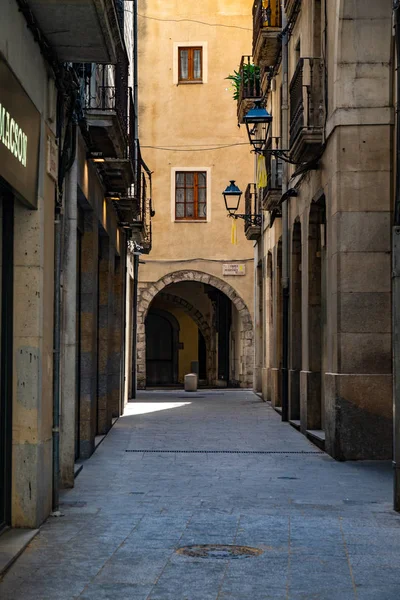 Katalonya, İspanya 'daki Girona şehrinin manzarası. — Stok fotoğraf