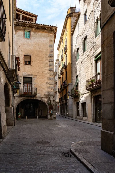 Paisaje urbano de Girona en Cataluña, España . — Foto de Stock