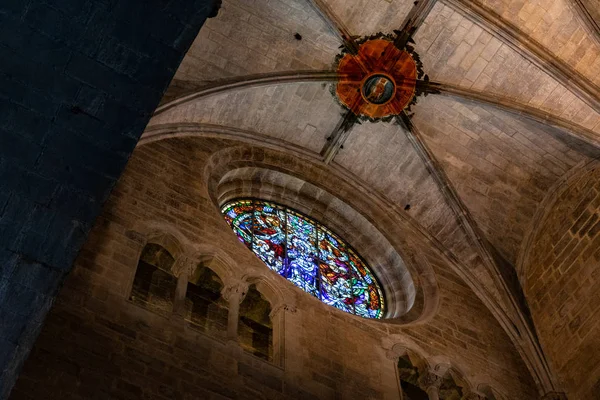 Καθεδρικός ναός της Girona στην Καταλονία, Ισπανία. — Φωτογραφία Αρχείου