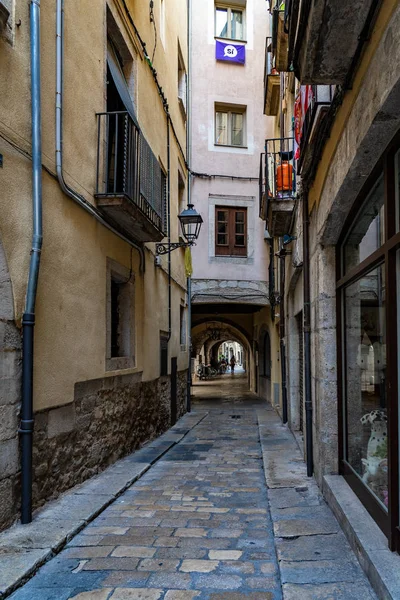 Paisaje urbano de Girona en Cataluña, España . — Foto de Stock