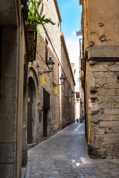 Paisaje urbano de Girona en Cataluña, España . — Foto de Stock
