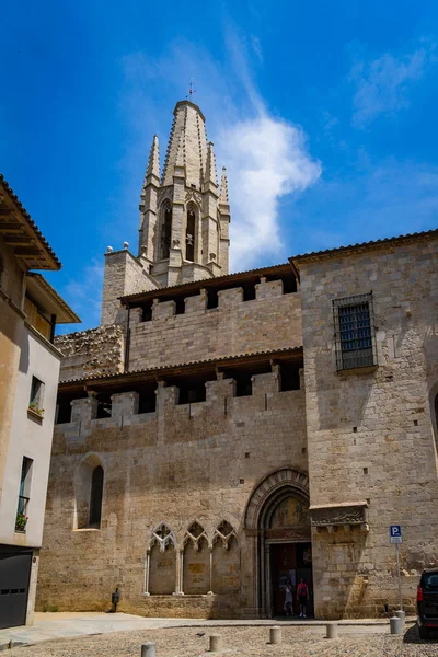 Catedral de Girona en Cataluña, España . — Foto de Stock