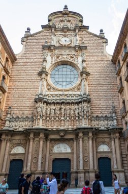 Montserrat Dağı Manastırı Barselona,Katalonya, İspanya.
